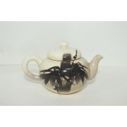 골동 분청자 미산(美山) 철화죽문 다관