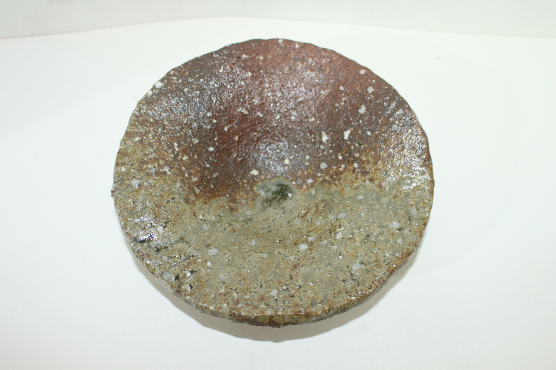 시가라끼 청자 삼족화형 완