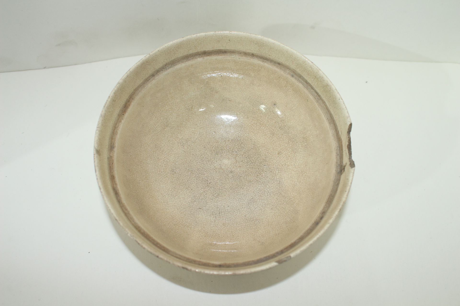 에도시기 분청자청화진사화문 완