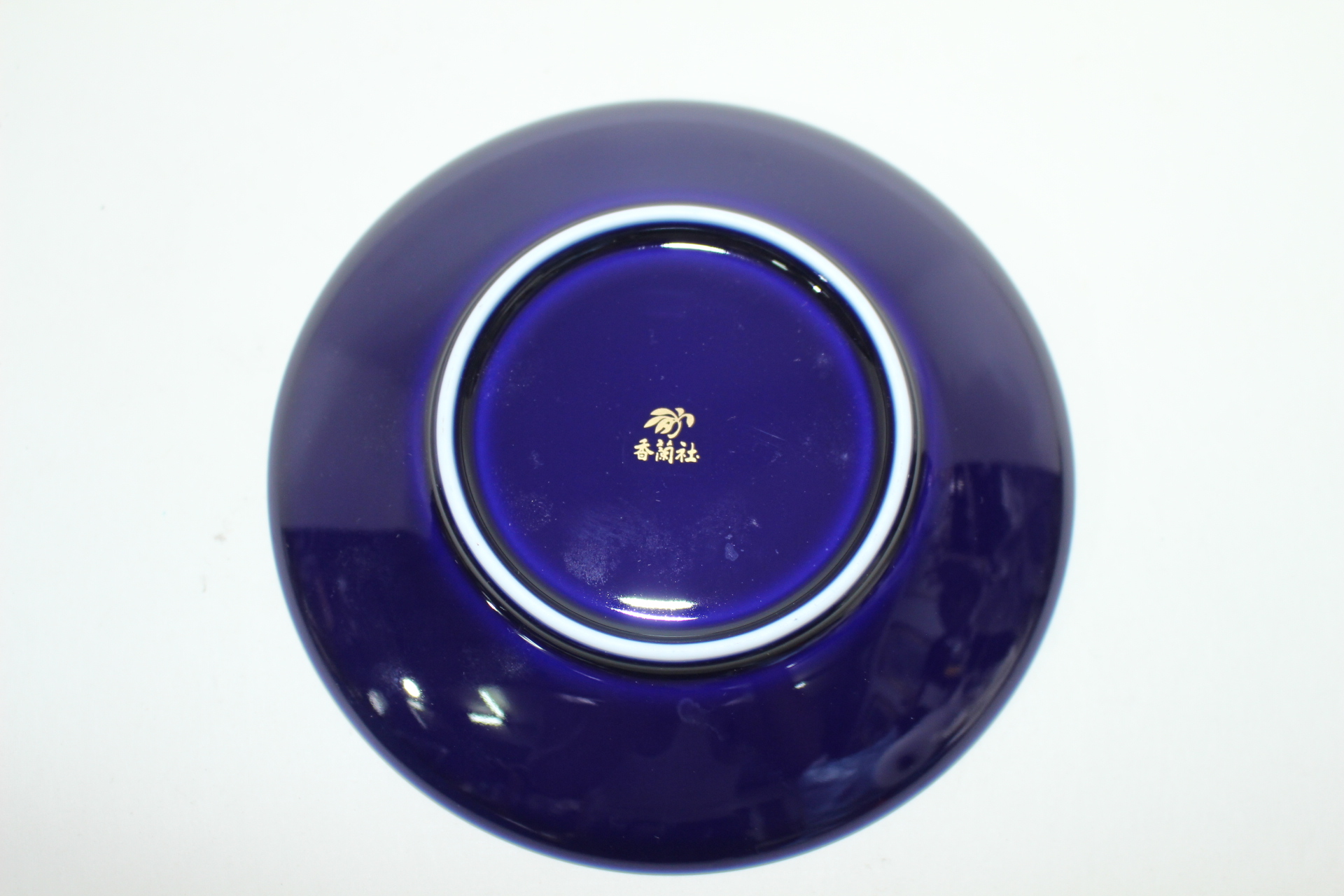 향란사(香蘭社) 청자금채 원숭이문 완