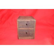 연대가좋은 나무로된 소형 이단서랍장