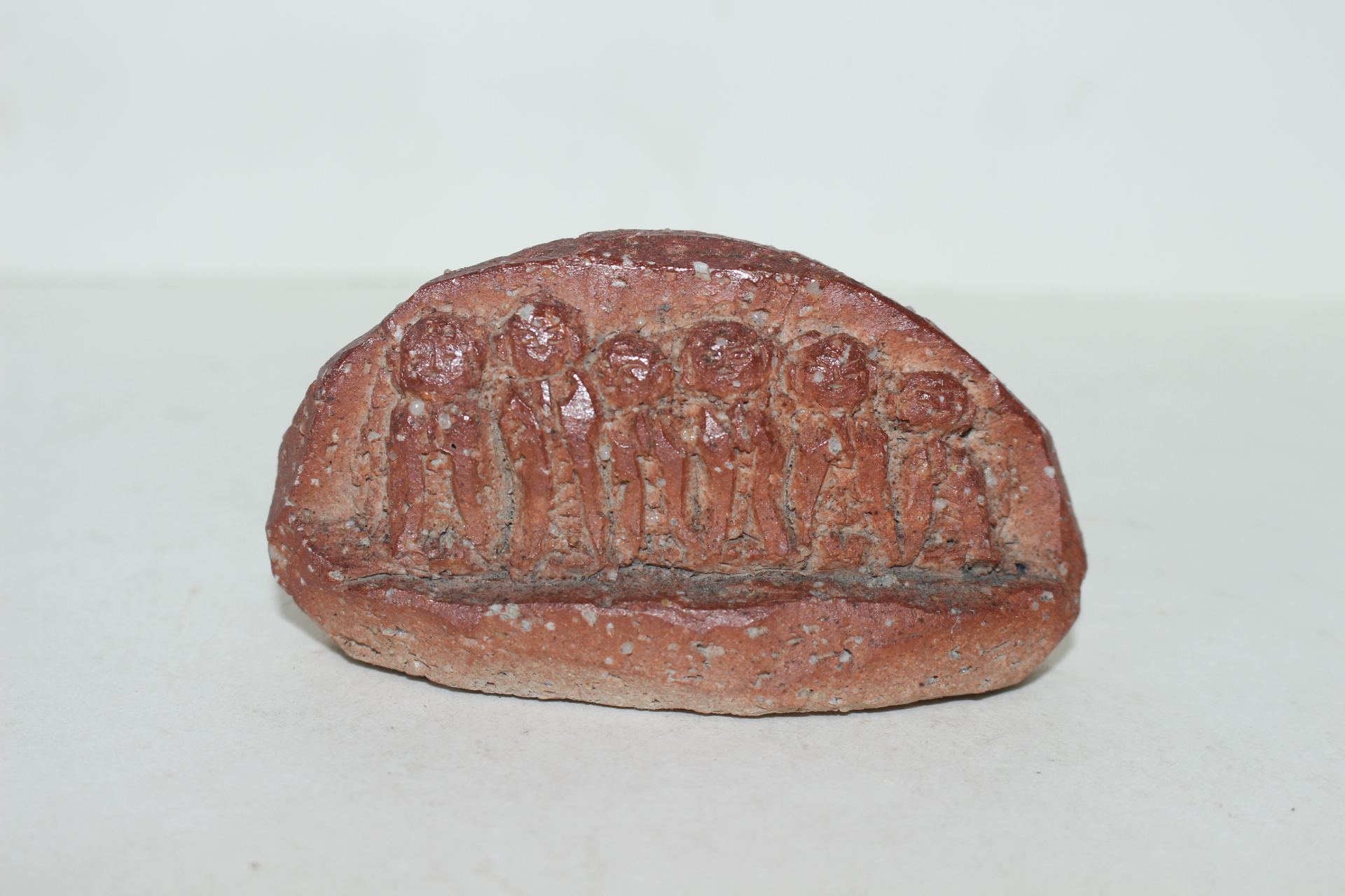 시가라끼 청자 동자불 부조상