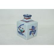 청화백자 진사추상화문 사각소호