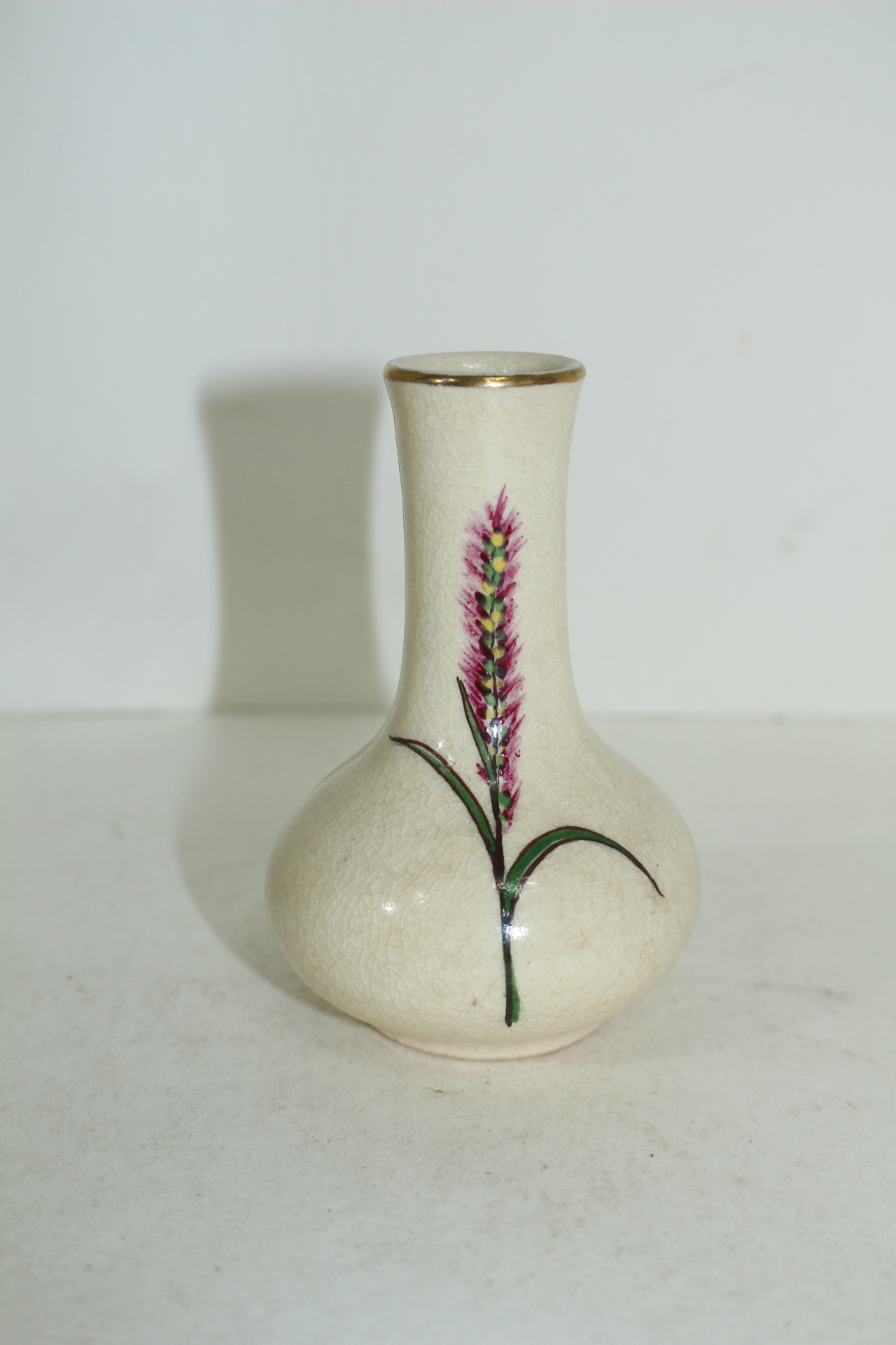 사스마 분청자 청화진사벼문 소호