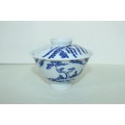 명품 이마리 화봉(和峰) 청화백자화문 개완