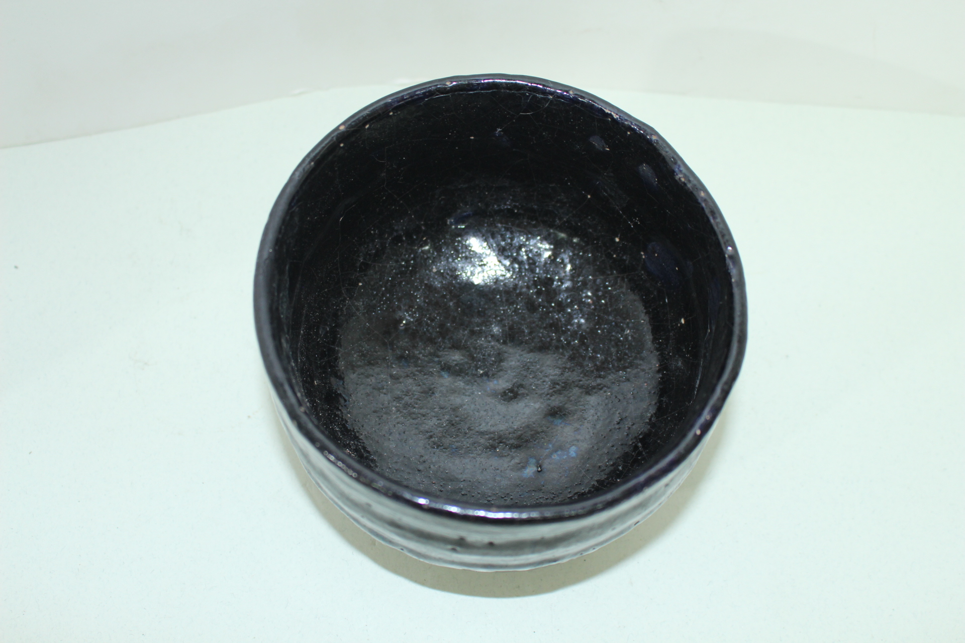 태토가좋은 흑유청자 라꾸(樂) 말찻잔