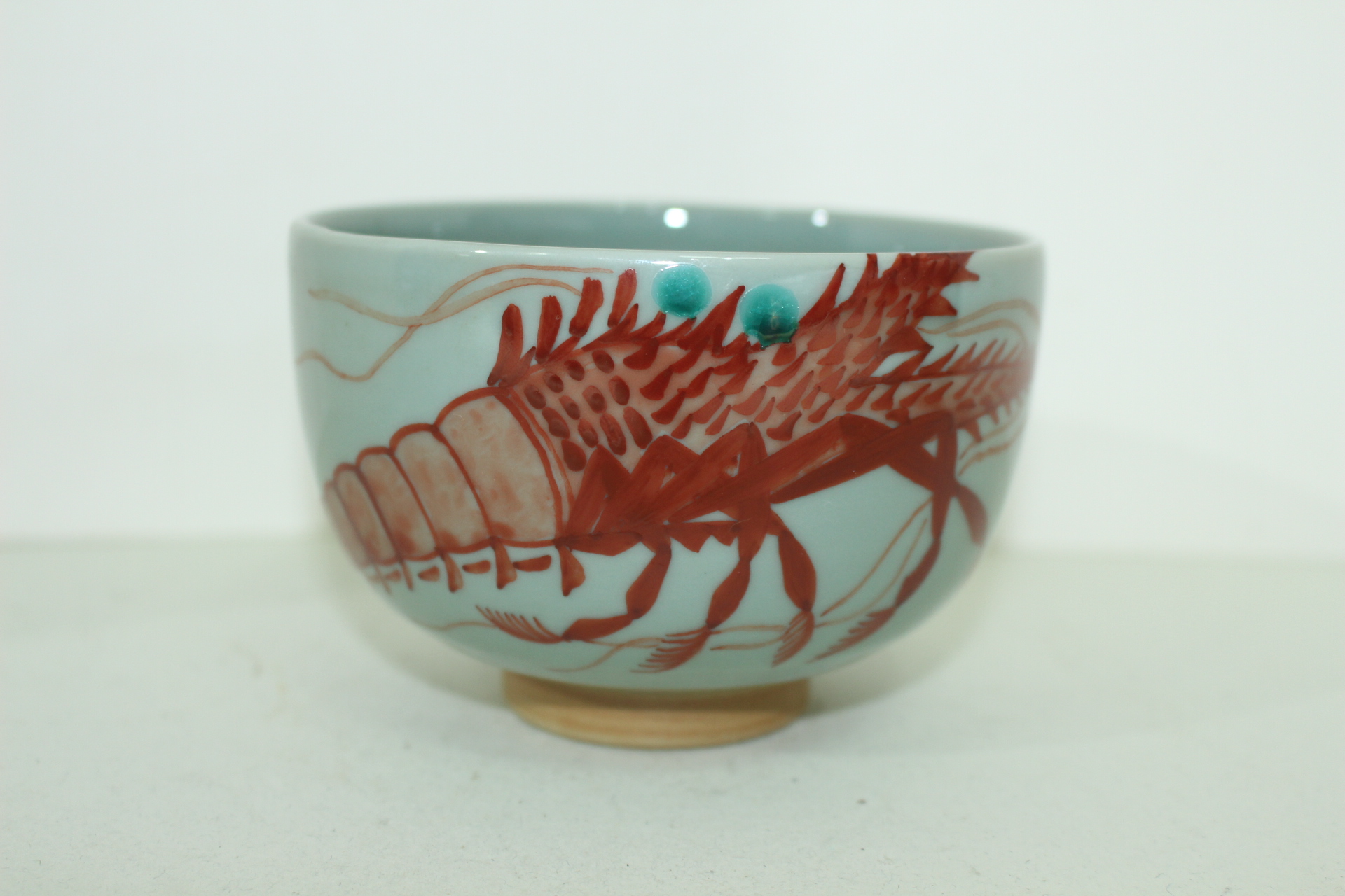 청자 진사게문 말찻잔