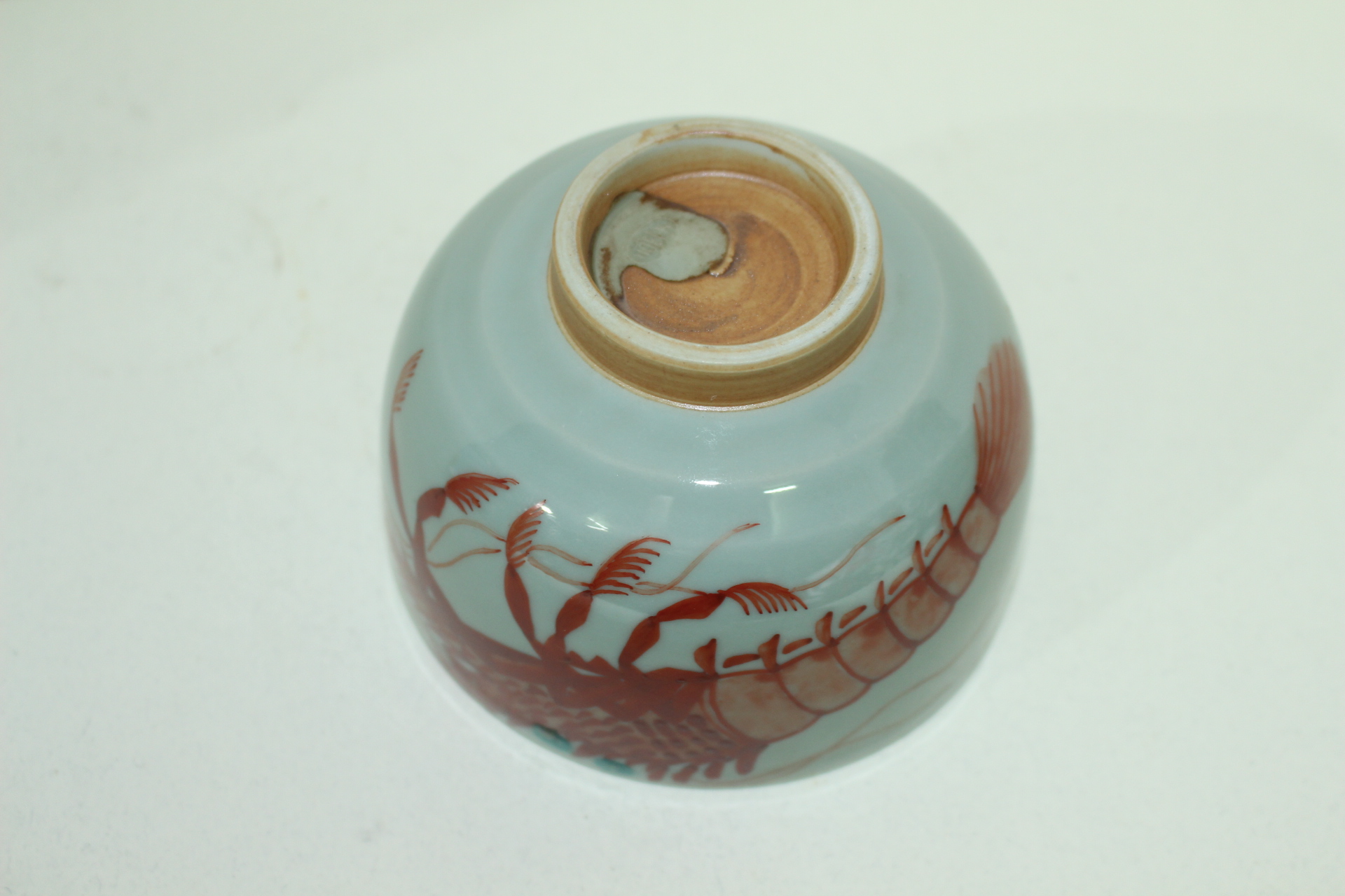 청자 진사게문 말찻잔