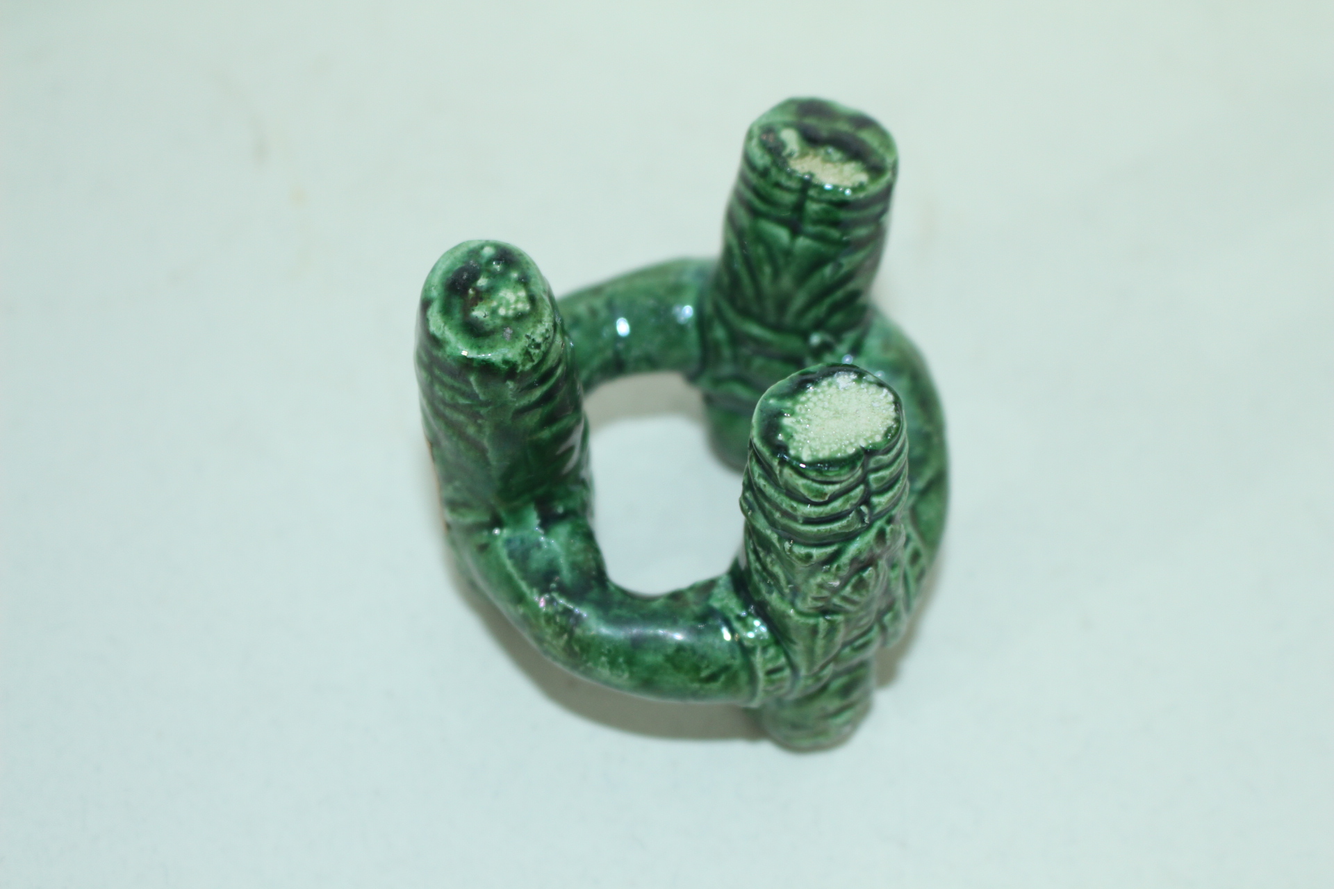 청자 동자조각이 있는 차도구