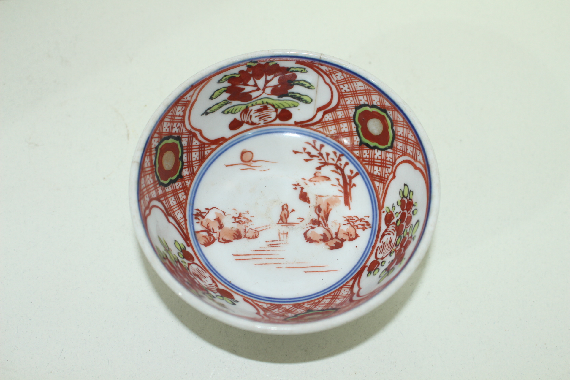 연대가좋은 적요진사화문금채 자완