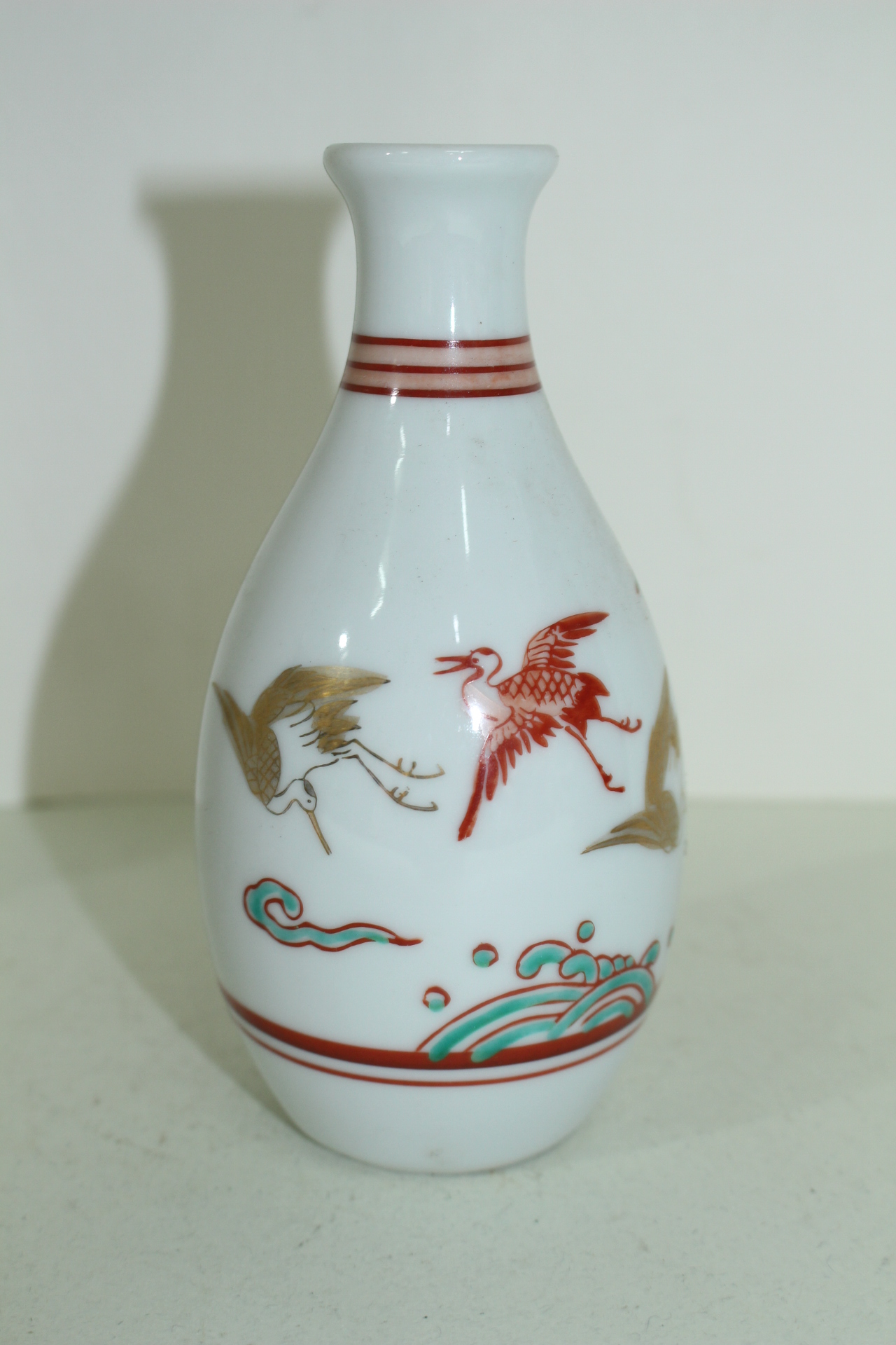 연대가좋은 구다니 진사백자금채운학문 주병