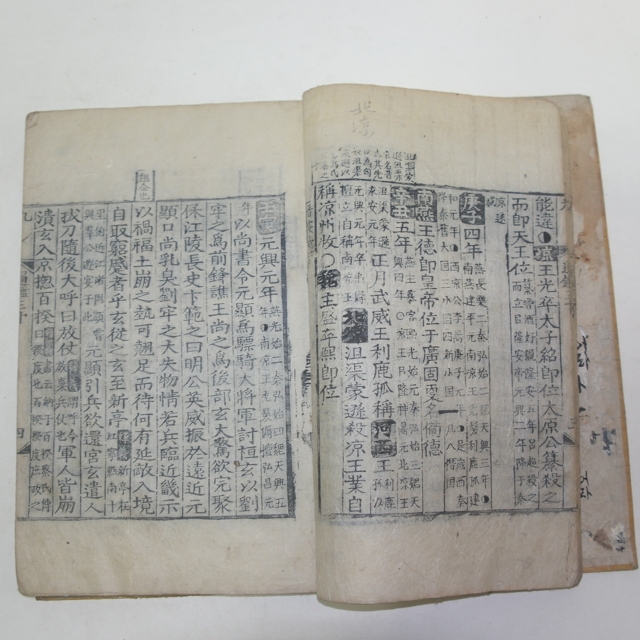 목판본 소미가숙점교부음통감절요(少微家熟點校附音通鑑節要)권29~32  1책