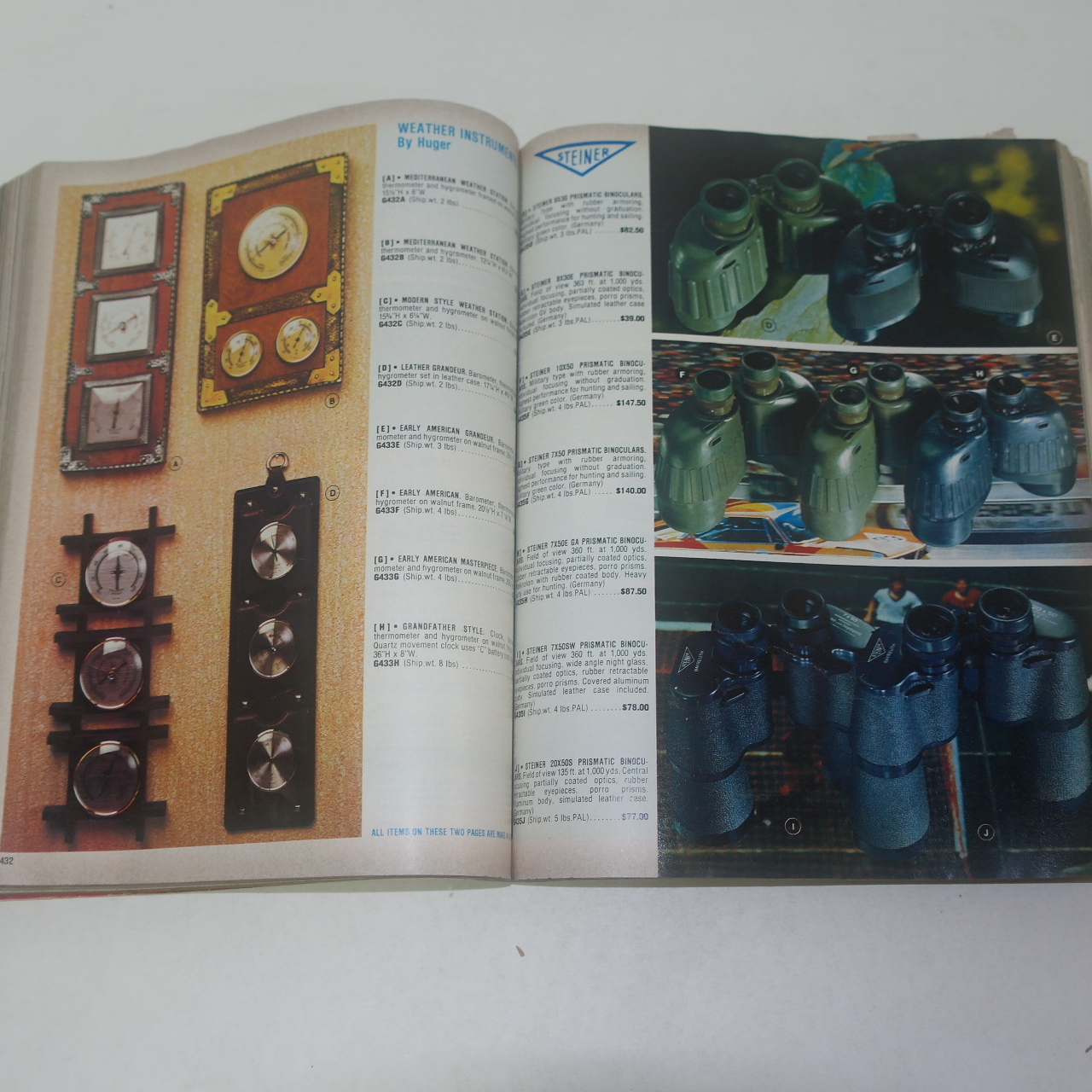 1977년,78년 칼라판 시계,보석,라디오,전축,카메라 1책