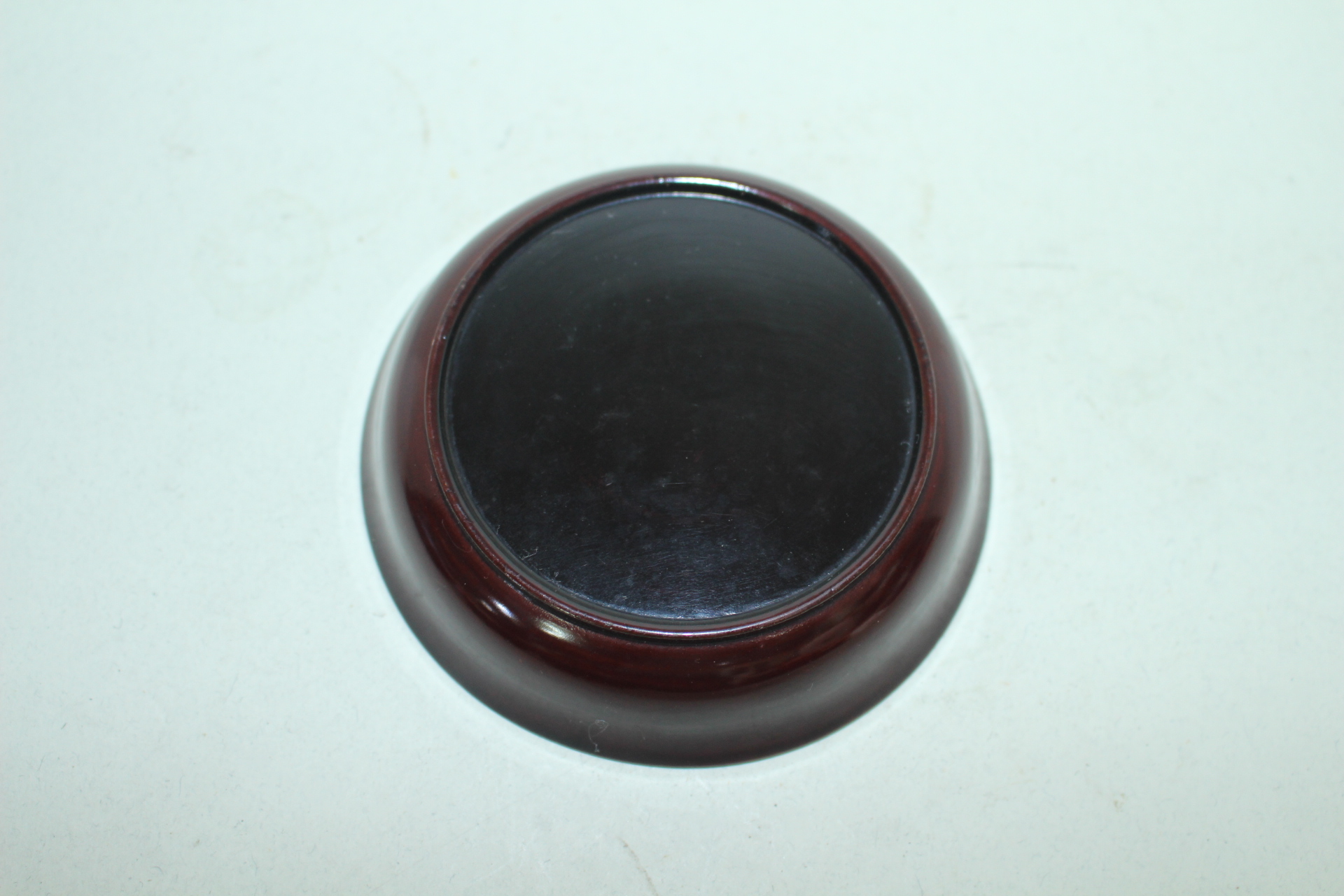 나무에 옷칠이된후 금채된 나무완 4점