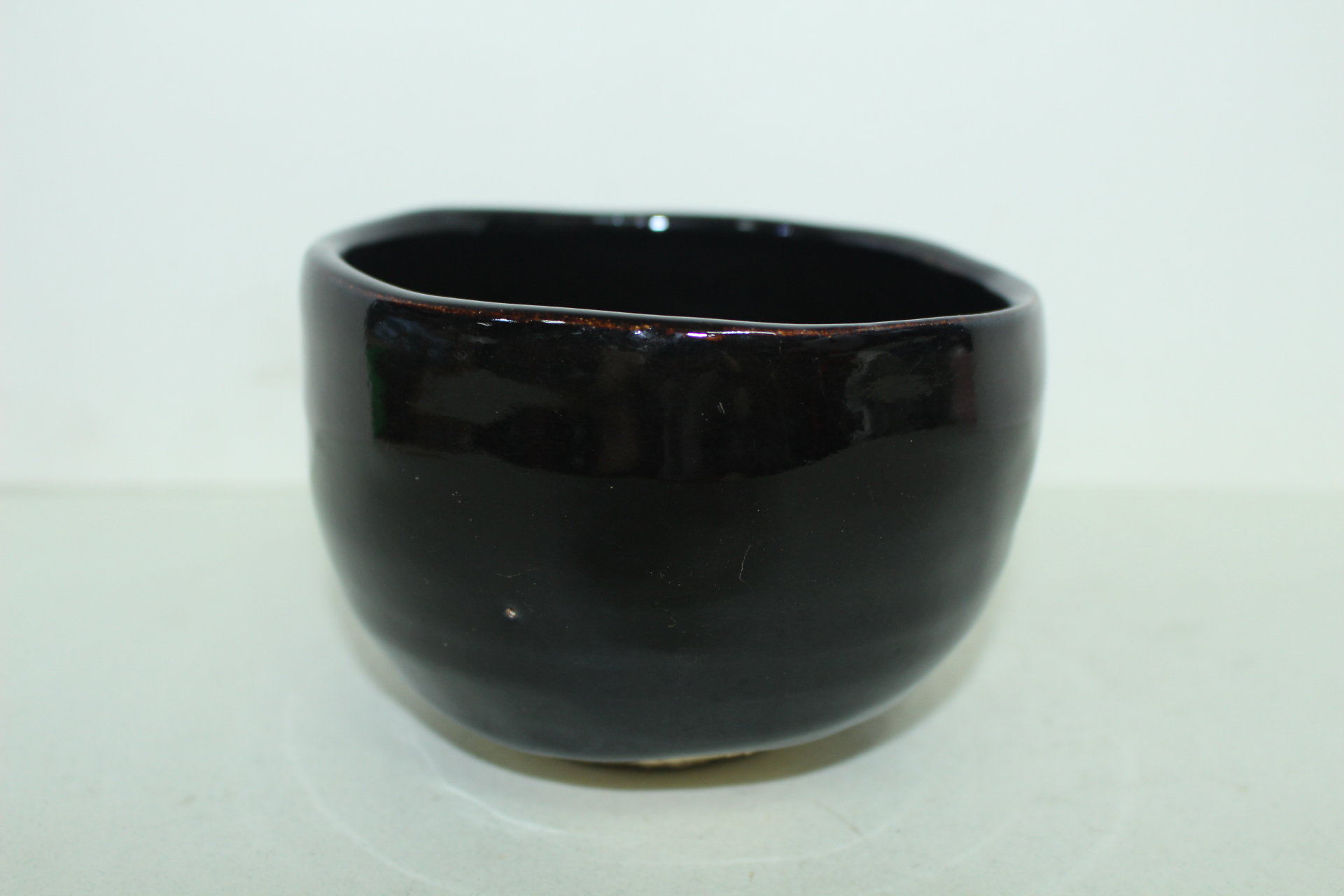 흑유청자 천목말찻잔