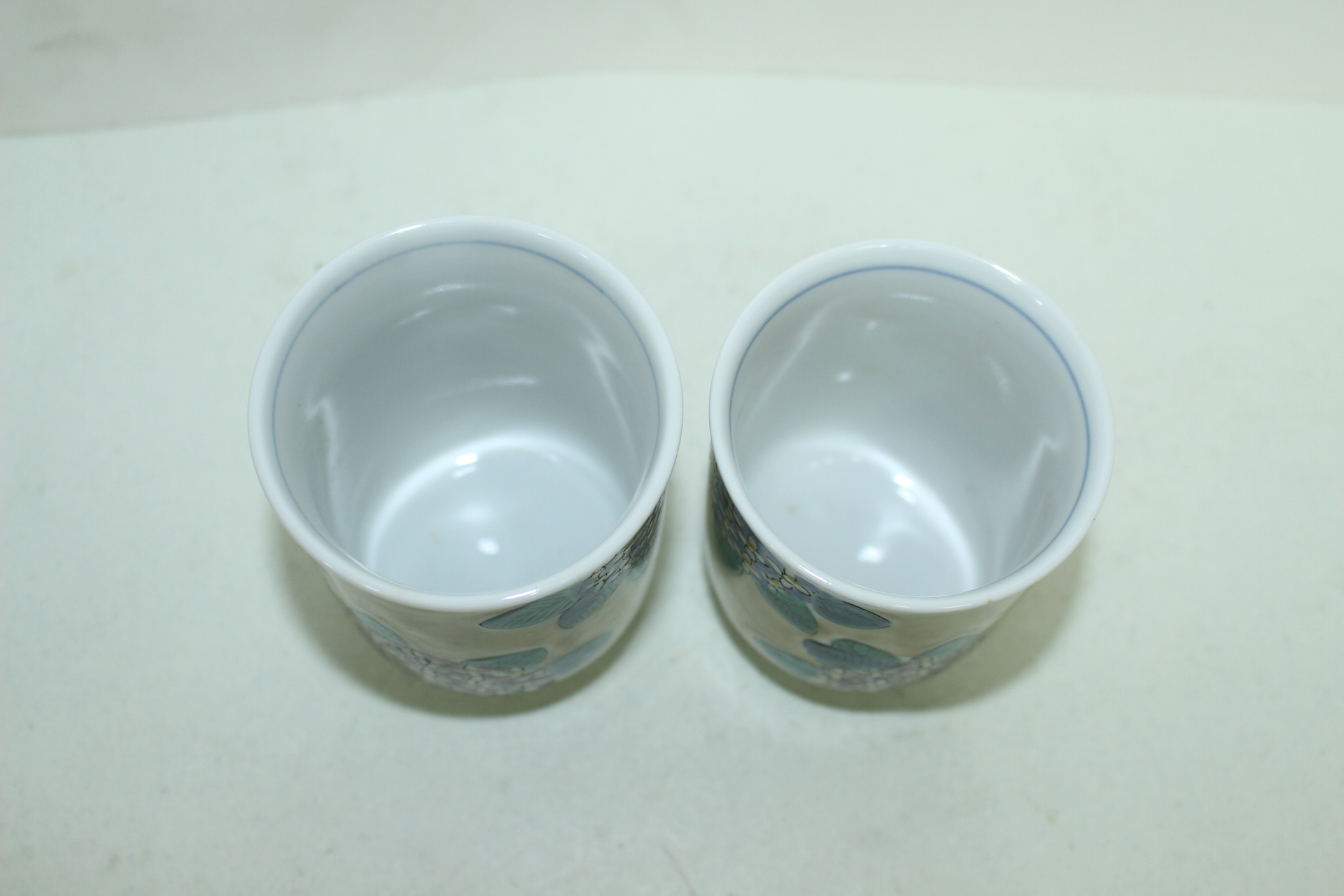 구다니 청화백자진사화문 부부잔셋트