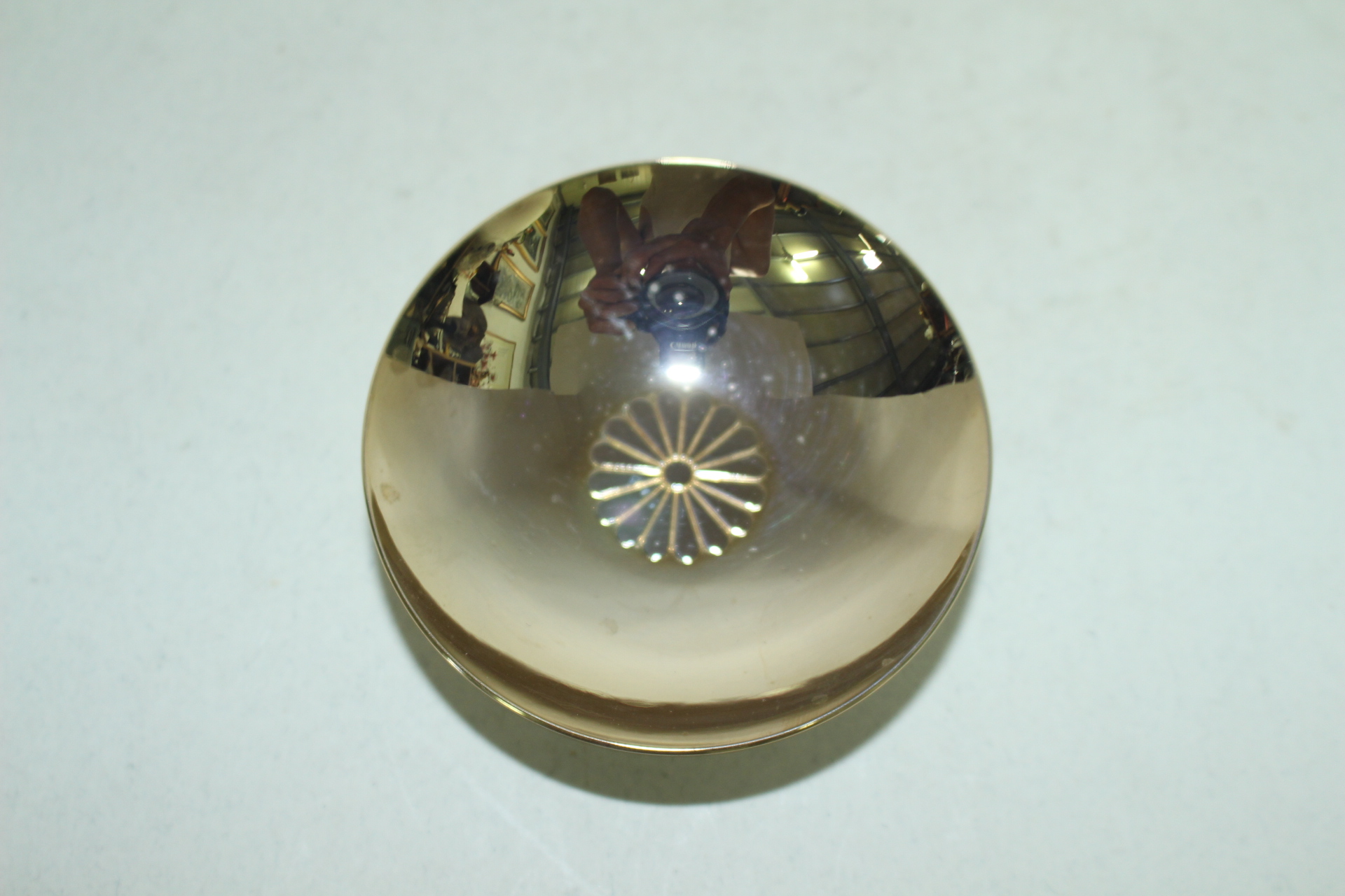 청동에 24K 금도금된 잔