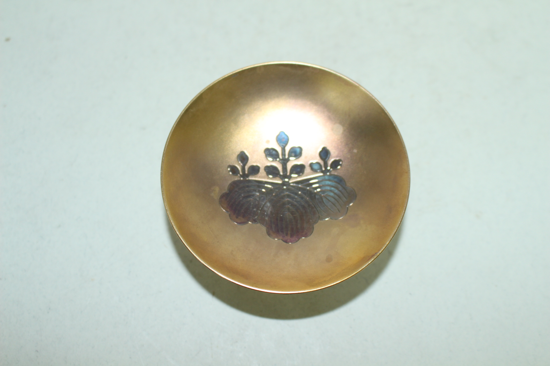 청동에 24K 금도금된 잔