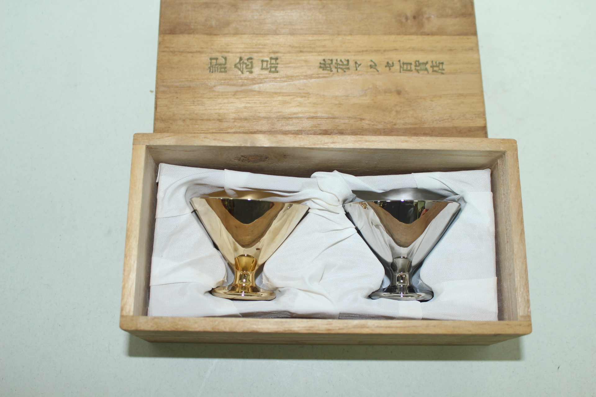 청동에 24K 금도금된 잔 셋트