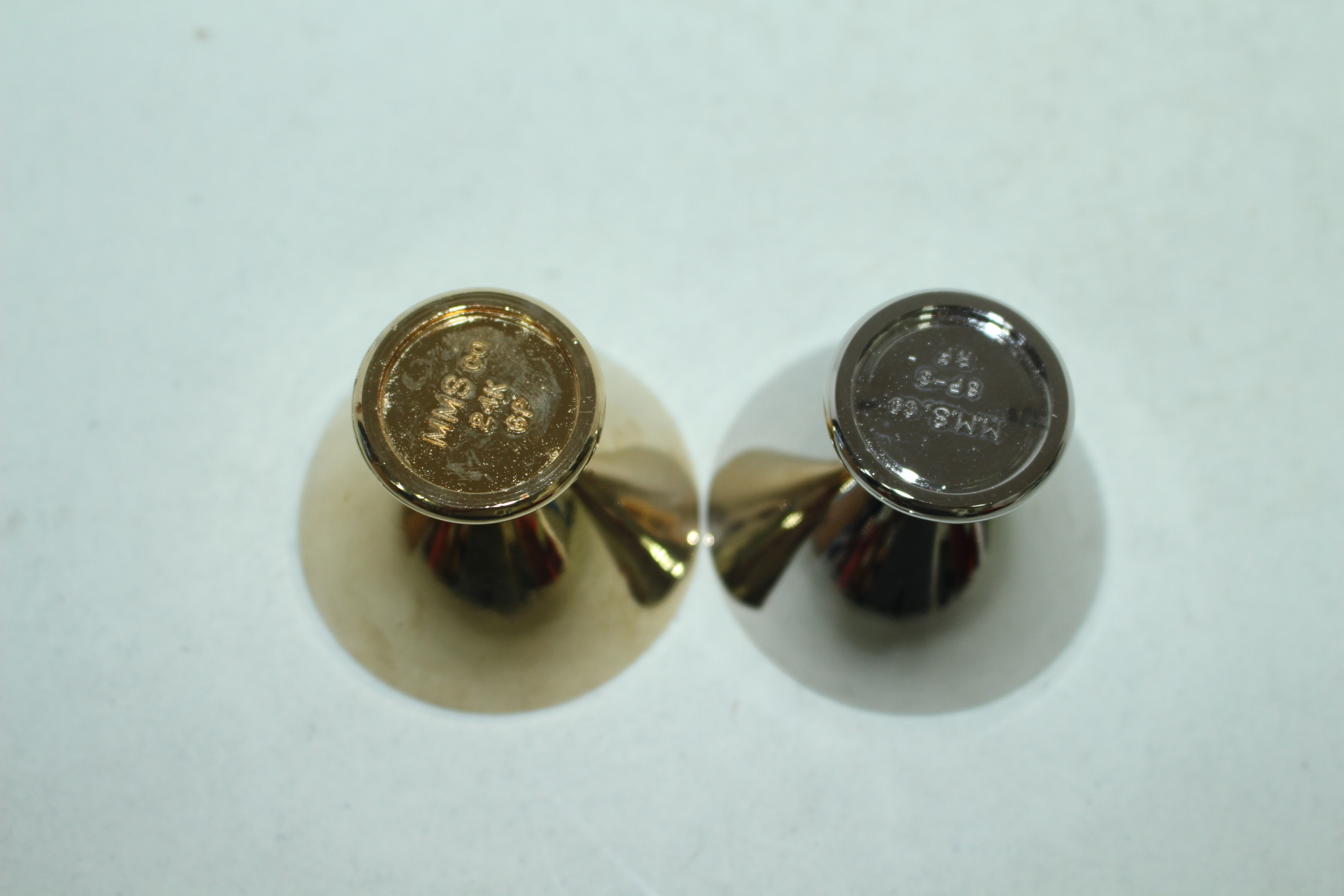 청동에 24K 금도금된 잔 셋트