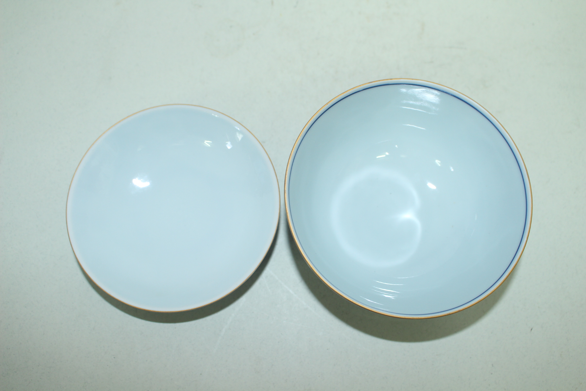 이마리 청화백자화문 개완