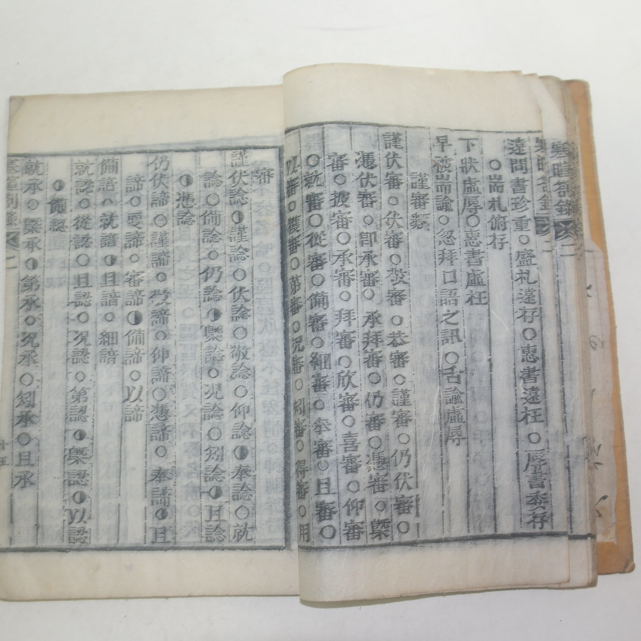 목판본 한휜차록(寒휜箚錄)권2,3  1책