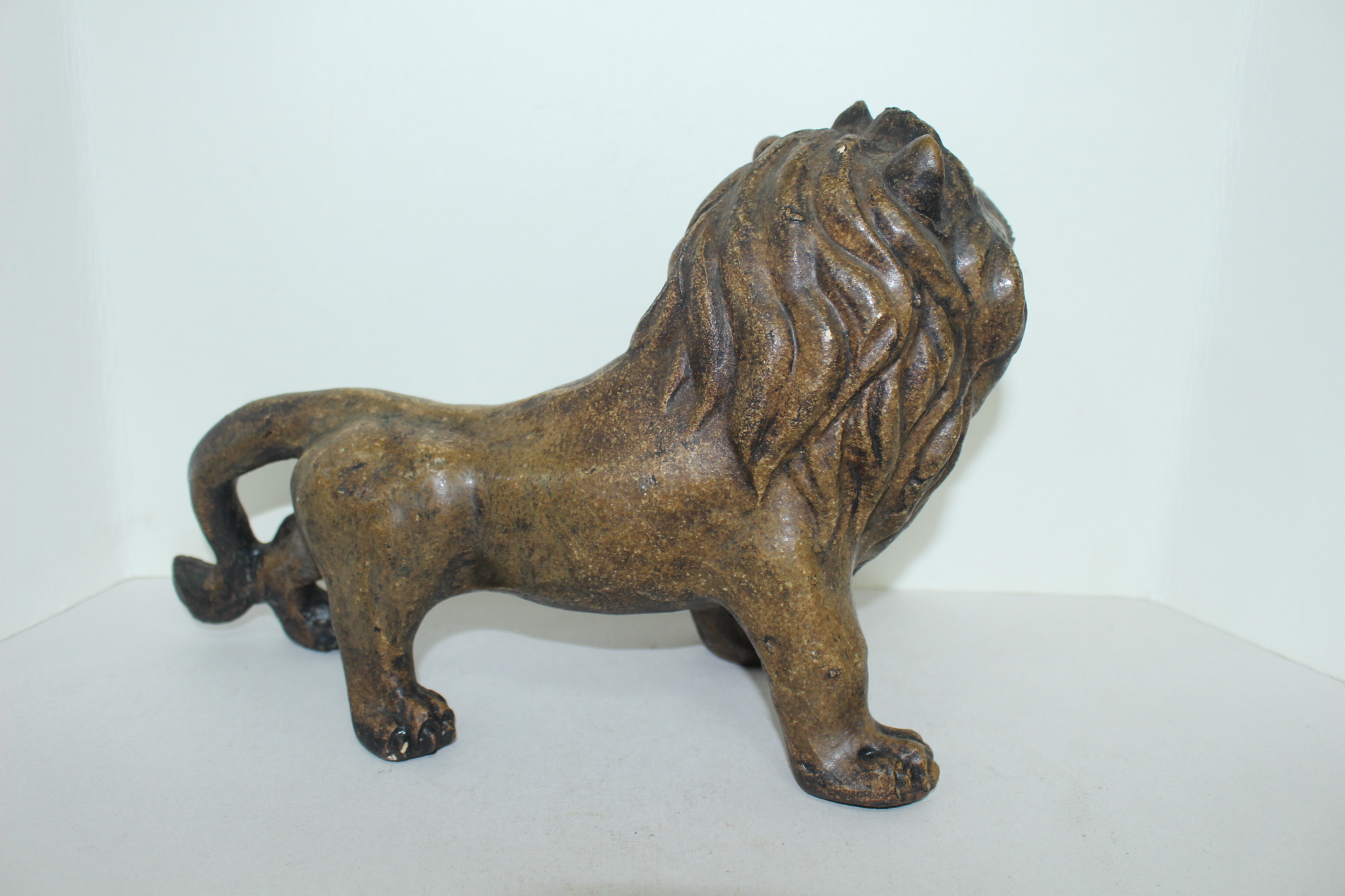 시가라끼 청자 사자 조각상