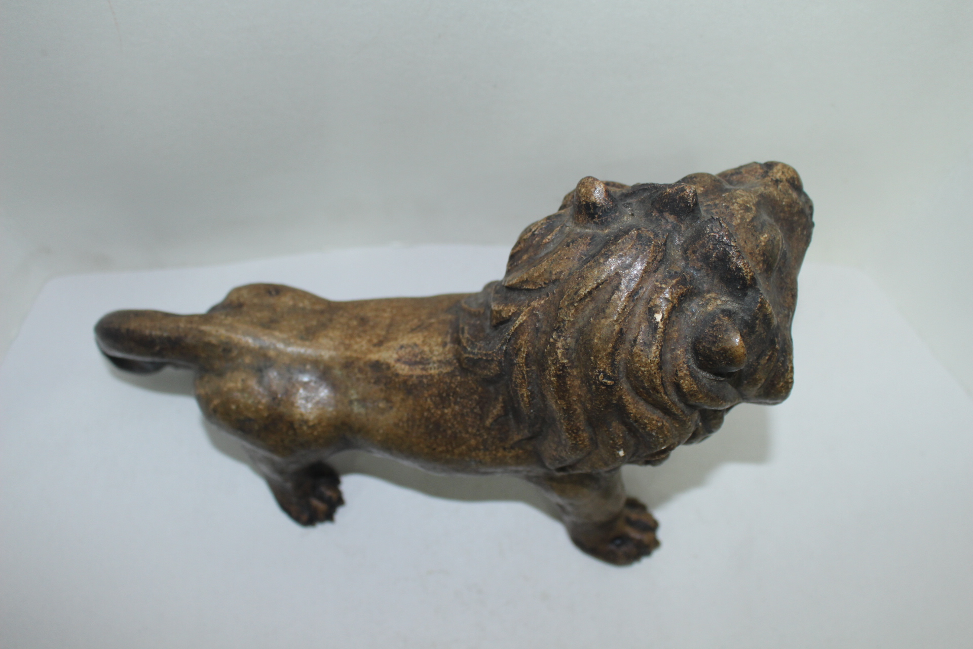 시가라끼 청자 사자 조각상