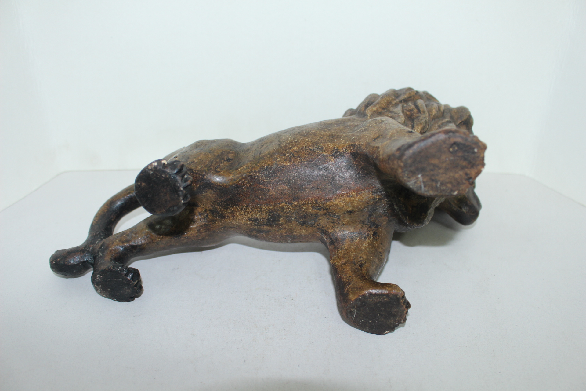 시가라끼 청자 사자 조각상