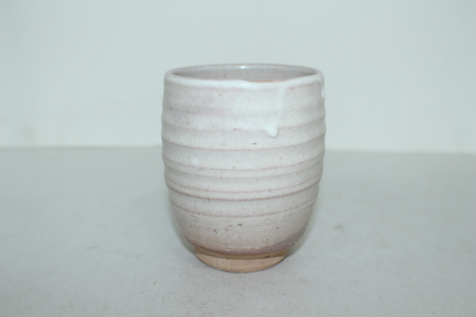 분청자 유약흘림이 좋은 개인 잔