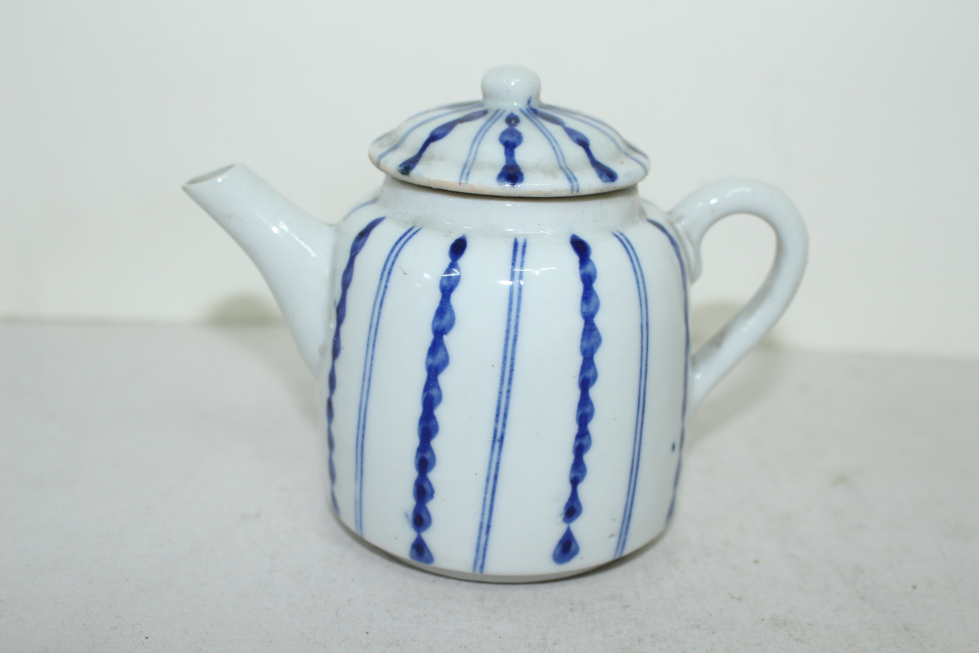 연대가좋은 청화백자 줄문 주자