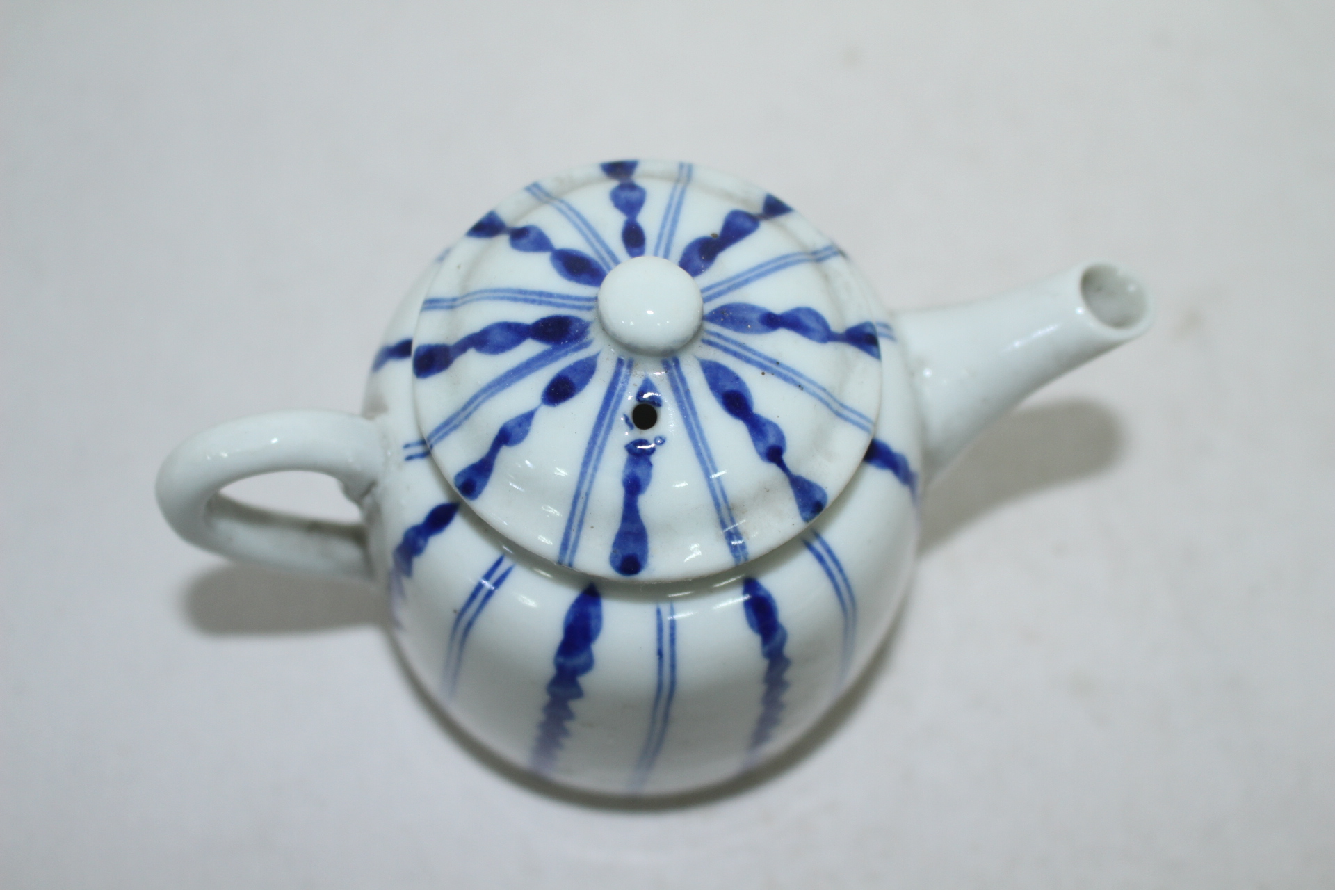 연대가좋은 청화백자 줄문 주자