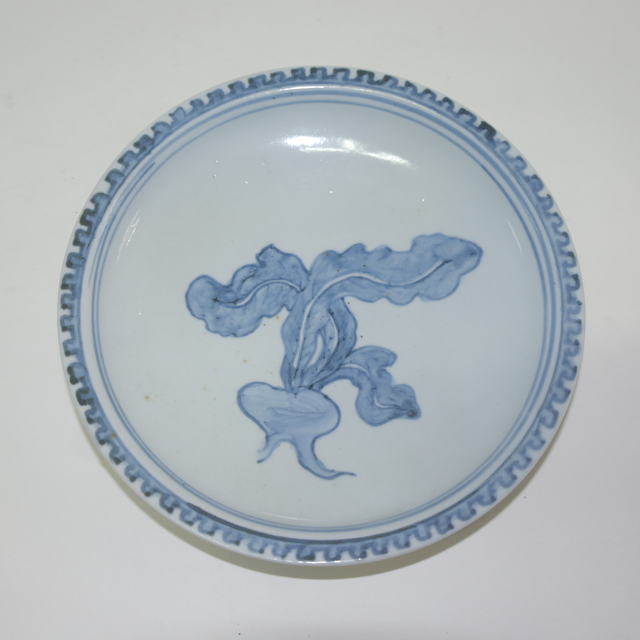 1500년대 초기 양촌(陽村)고이마리 청화백자 무우문 완