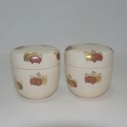 명품-사스마분청자 금채화문 향합 2점셋트