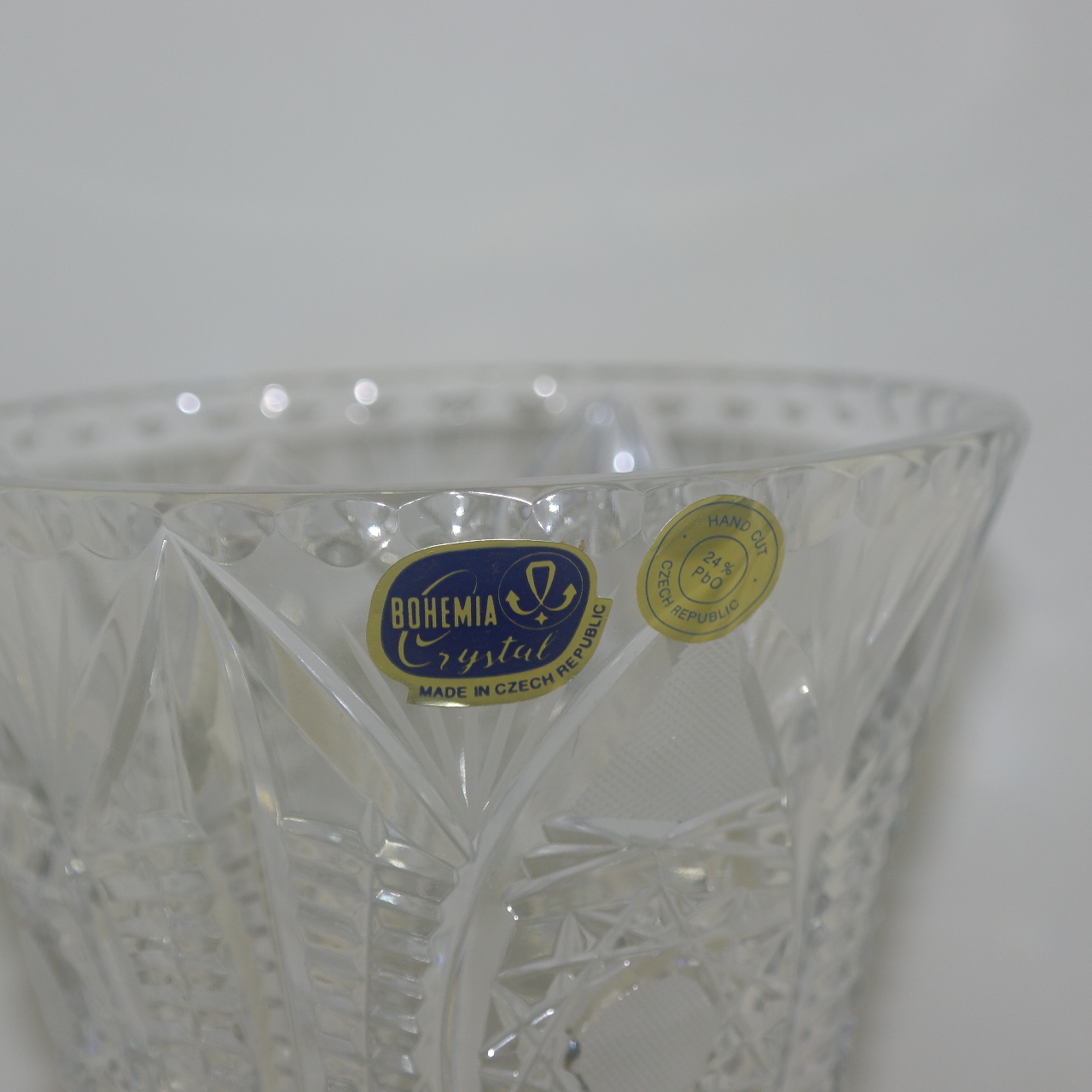 체코산 보헤미안 24% 크리스탈 화병