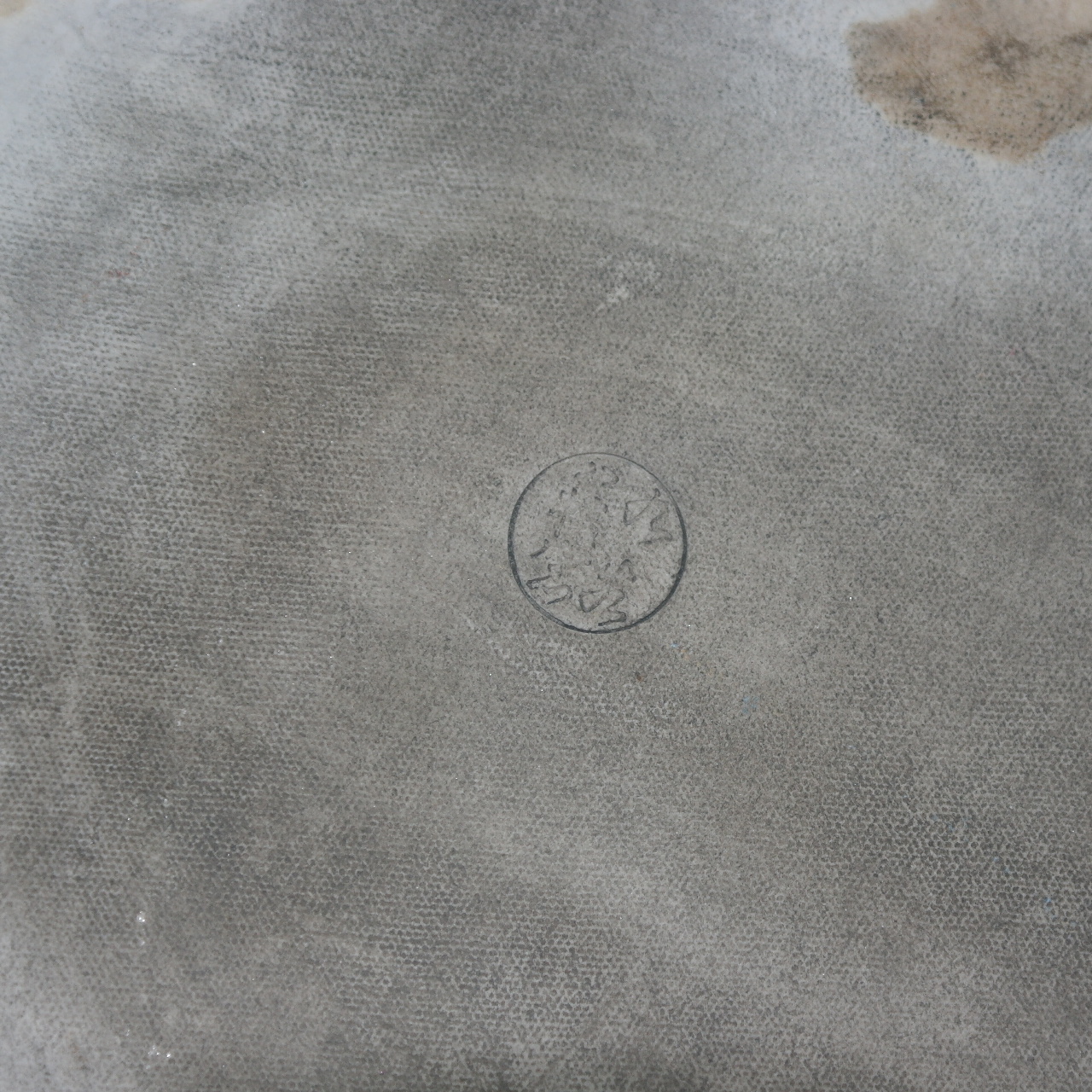 고구다니(古九谷) 백자 달마대사 조각상