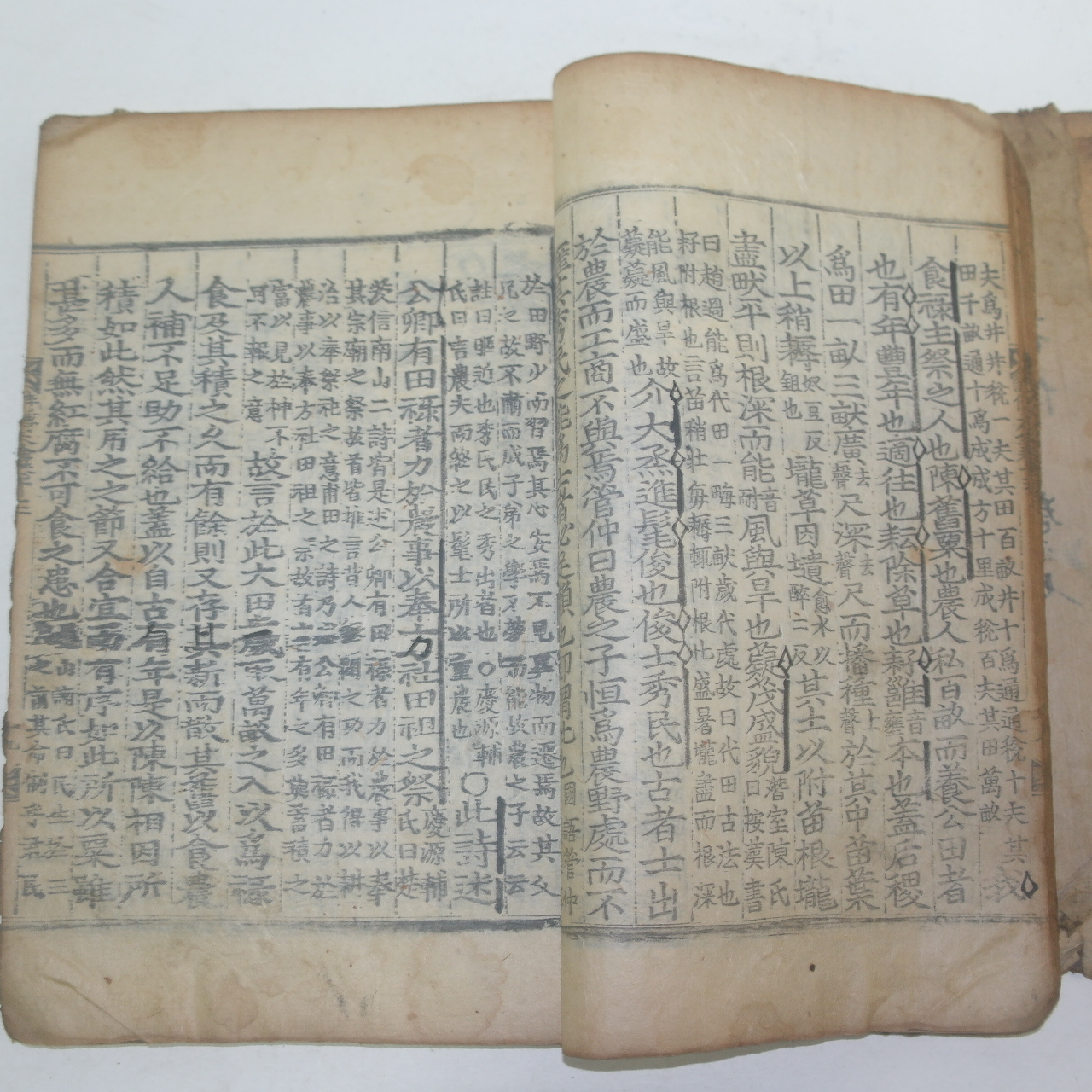 300년이상된 고목판본 시전대전(詩傳大全)권13,14  1책