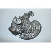 기와재질로된 닭 부조조각상