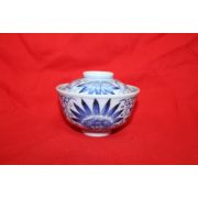 100년이상된 고이마리 청화백자화문 개완