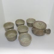 중형크기의 청자태토가 좋은 6인 다관셋트