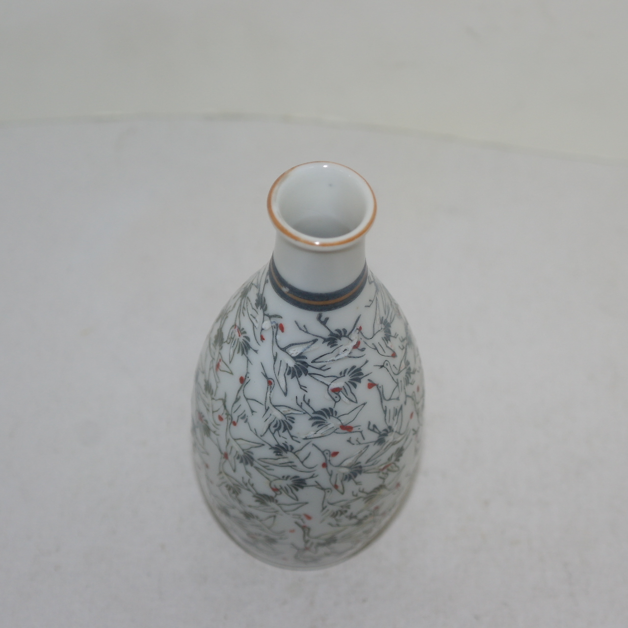 연대가좋은 철화백자 백학문 주병