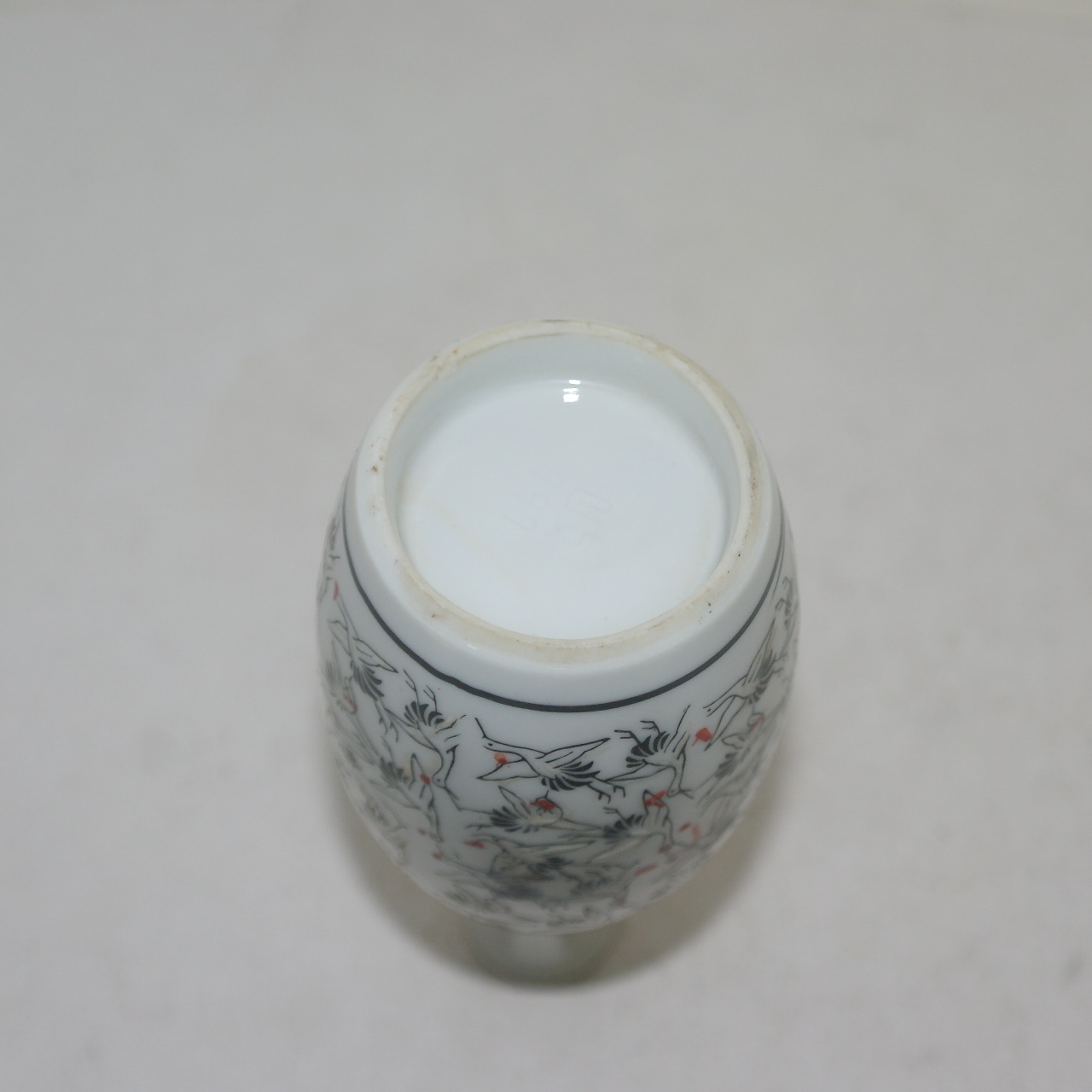 연대가좋은 철화백자 백학문 주병