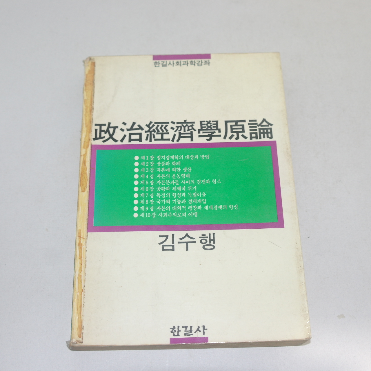 1989년 김수행 정치경제학원론