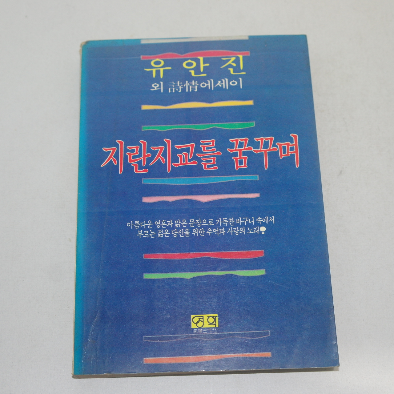 1986년 중판 유안진 지란지교를 꿈꾸며