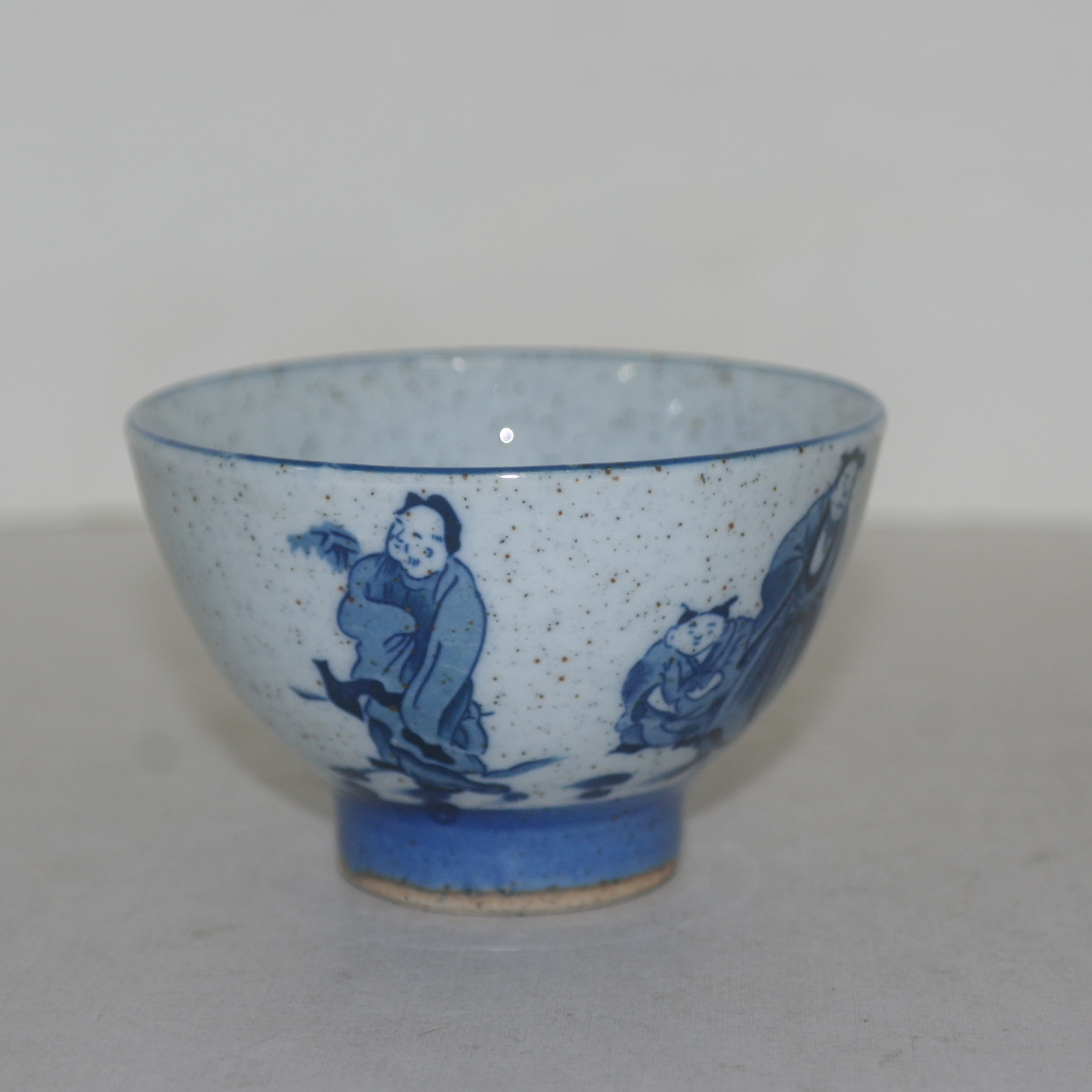 청화백자 동자신선문 잔