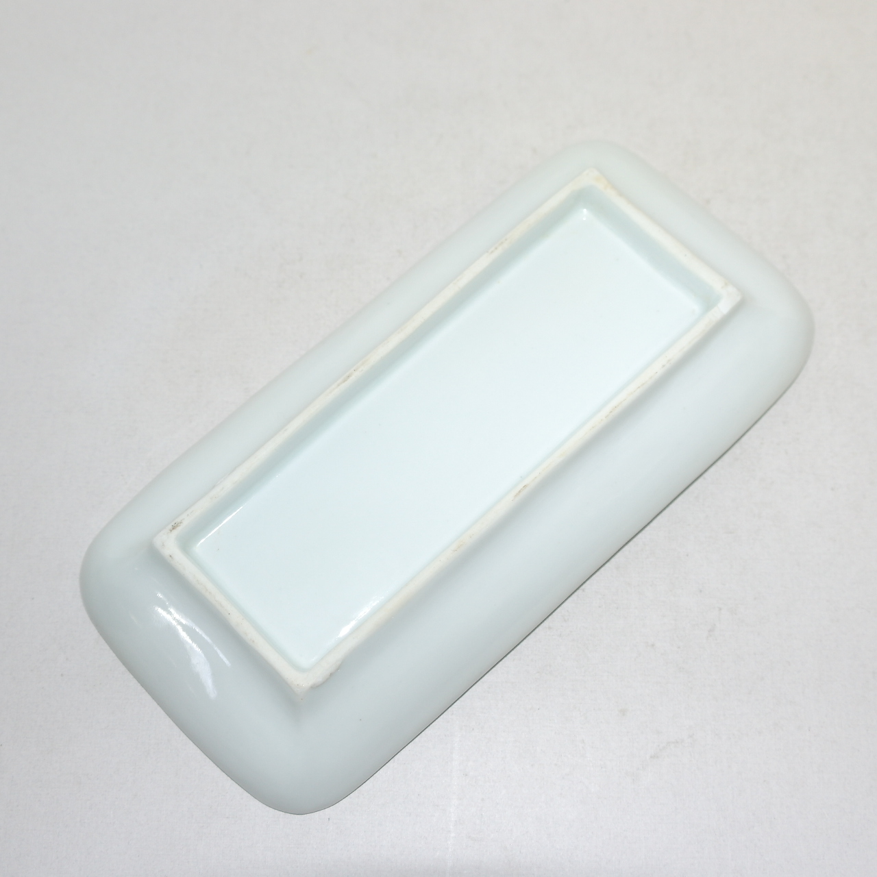 연대가좋은 청화백자 산수문 사각완