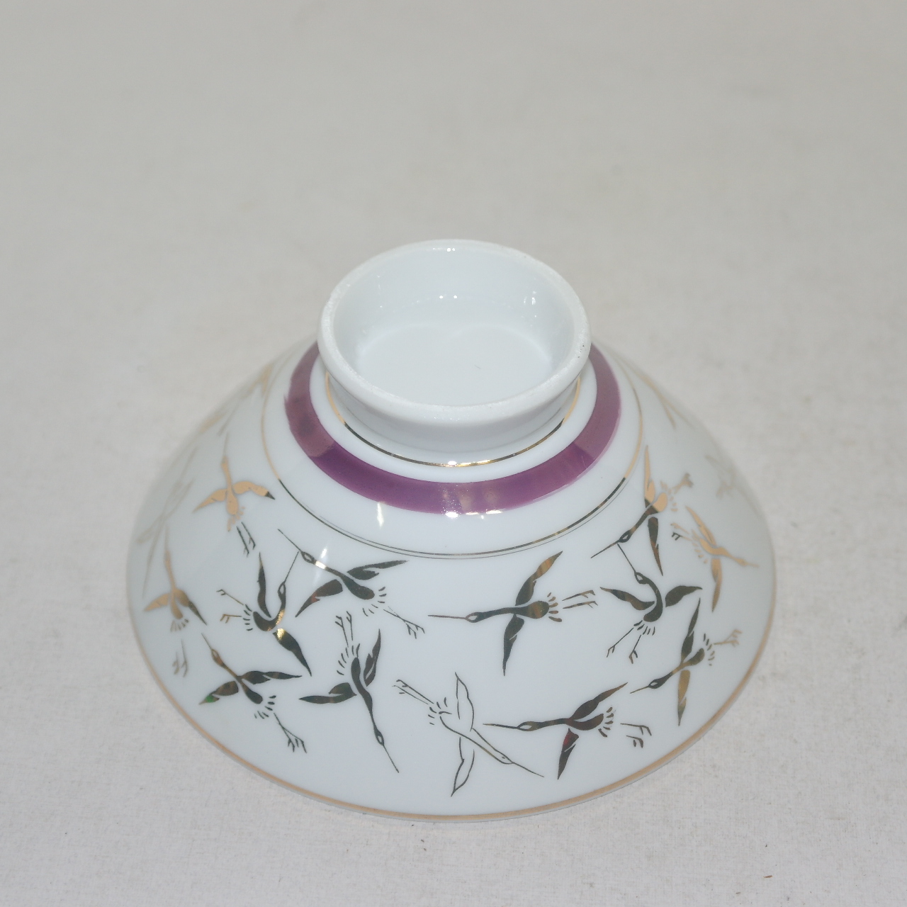 연대가좋은 백자은채 학문 자완