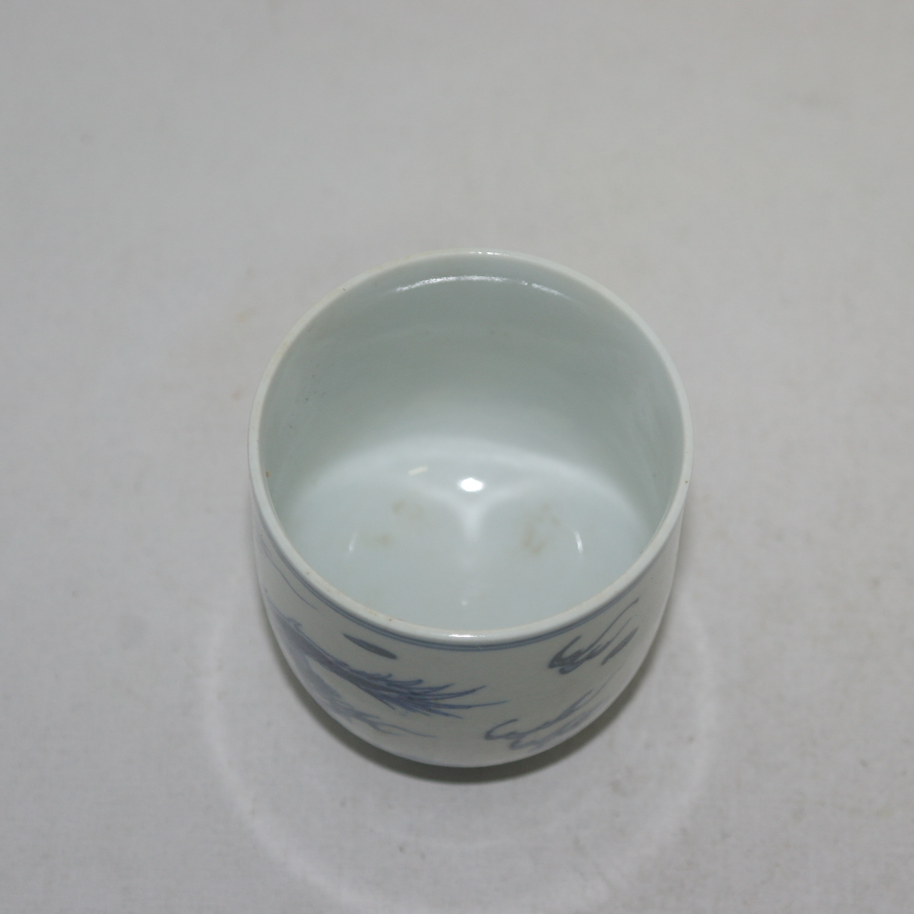 청화백자 용문잔