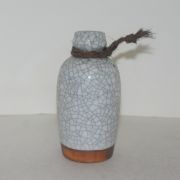 청자 빙열이 많은 철화주병