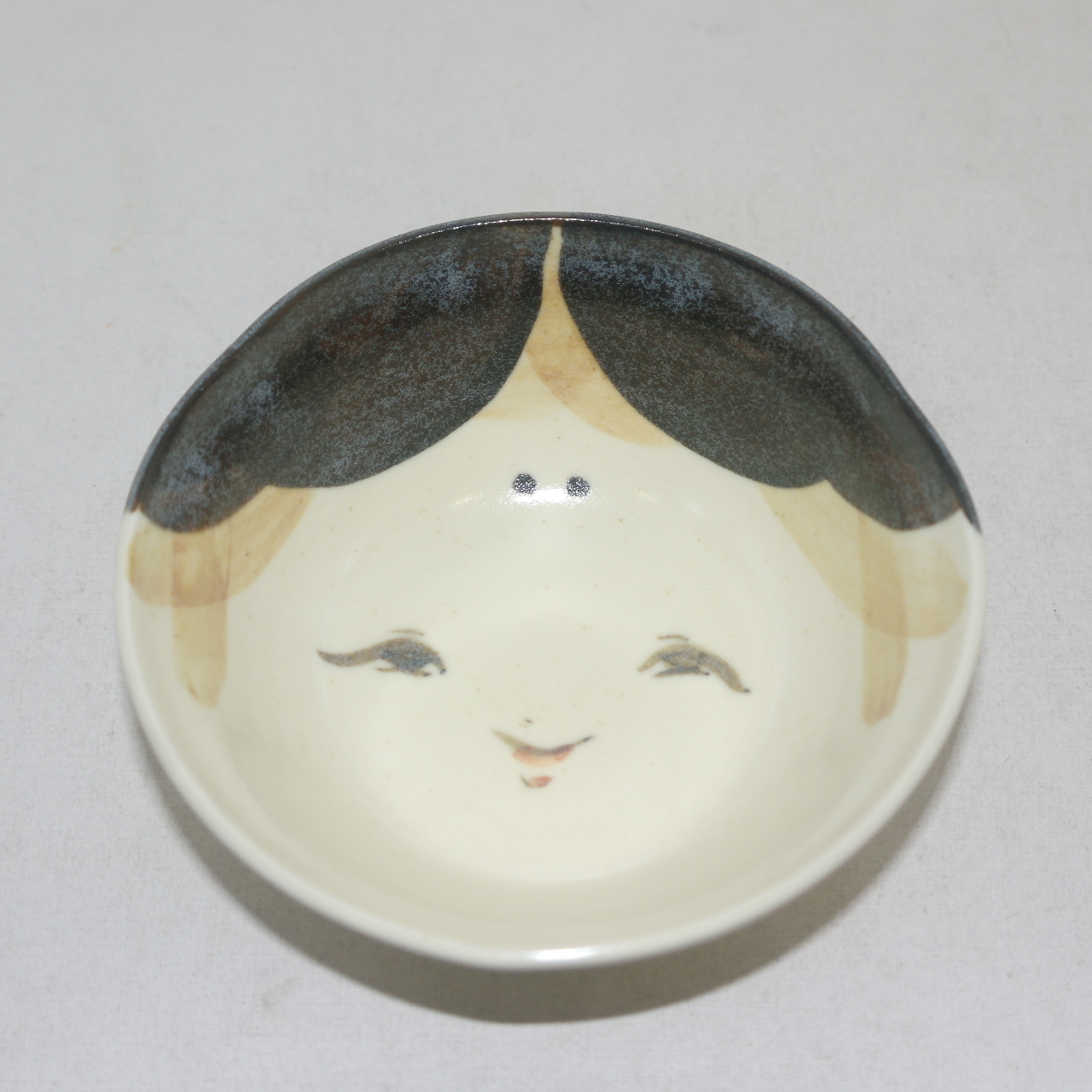 분청자 인물문 자완